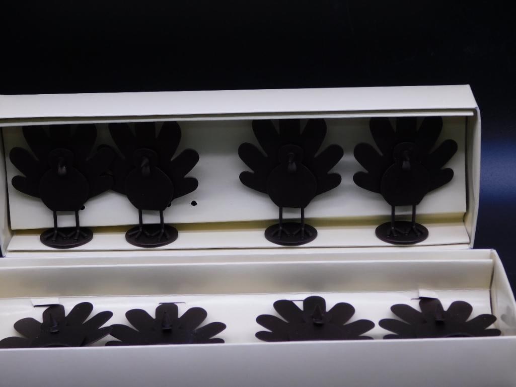 TURKEY PLACECARD HOLDERS - 3