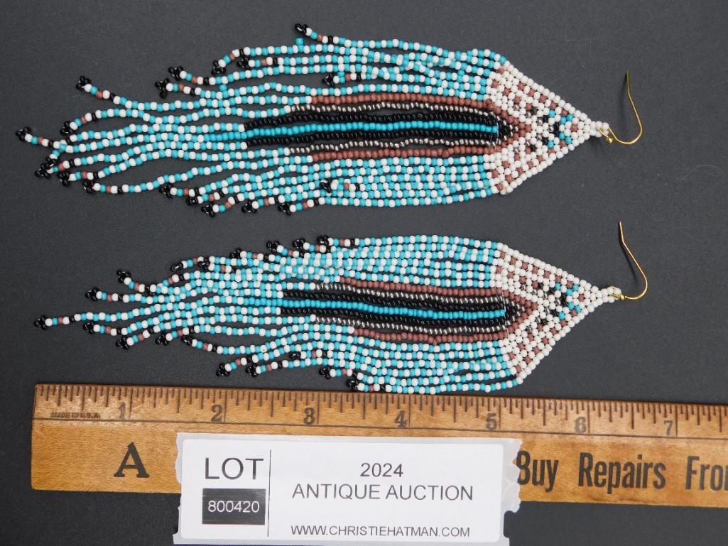 SEED BEAD EARRINGS - 2