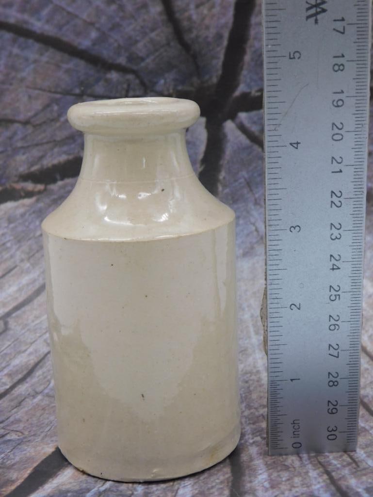 STONEWARE BEER BOTTLE - 2
