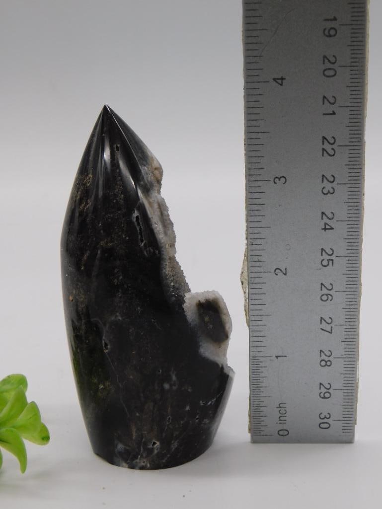 Polished Agate Point Crystal - 2