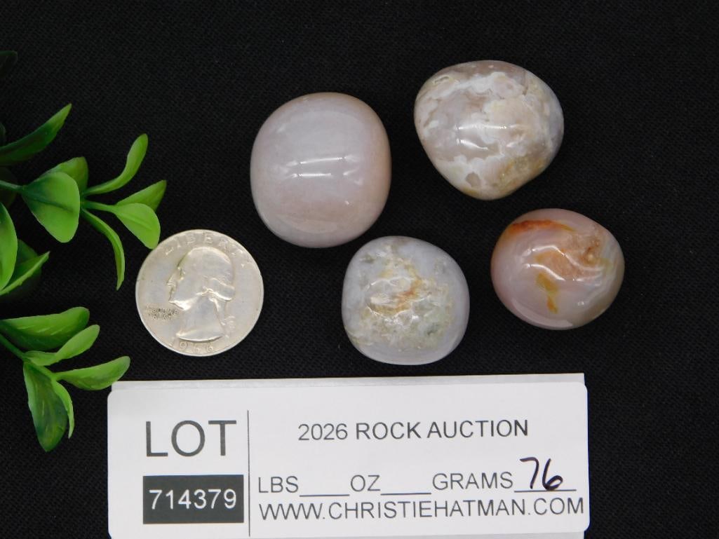 Polished Agate Mineral Stone Set - 2