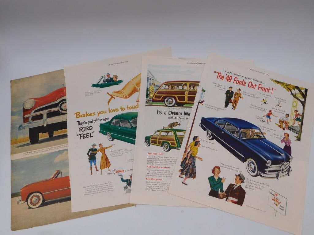 1949 Ford Vintage Magazine Advertisement Lot (1 of 2)