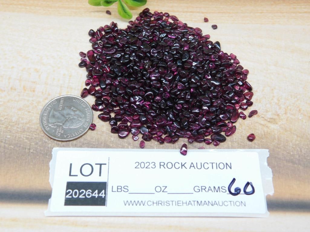 GARNET ROCK STONE LAPIDARY SPECIMEN - 4