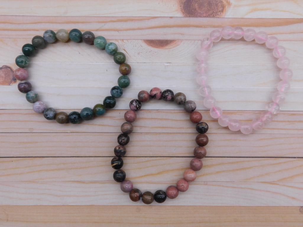BEADED BRACELETS ROCK STONE LAPIDARY SPECIMEN - 2