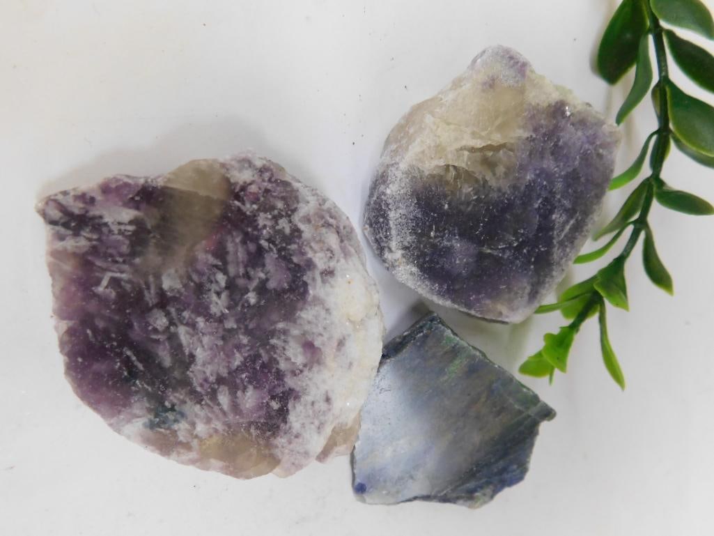LEPIDOLITE ROCK STONE LAPIDARY SPECIMEN: LEPIDOLITE ROCK STONE LAPIDARY SPECIMEN