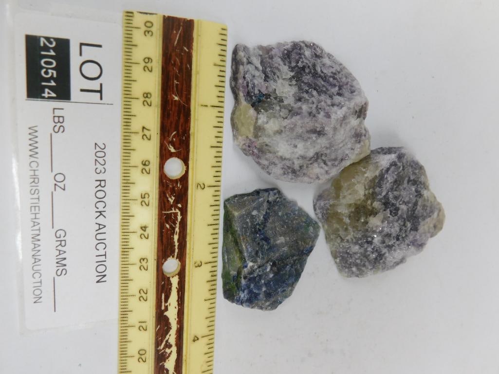 LEPIDOLITE ROCK STONE LAPIDARY SPECIMEN - 3