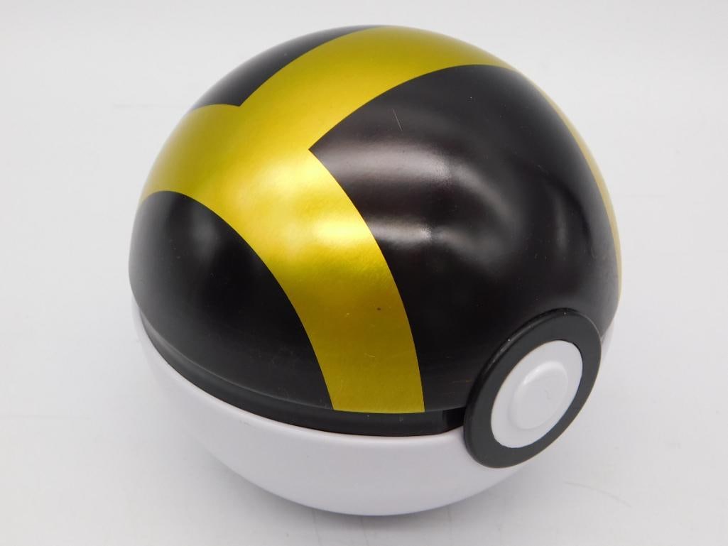 Pokemon Themed Collectible Lot with Tin Ball and Coins (1 of 3)
