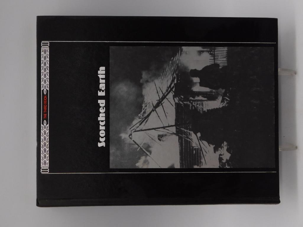 Book: Time-Life "Scorched Earth" Eastern Front WWII Hardcover: Hardcover volume from the Time-Life Books "Third Reich" series titled Scorched Earth (1991), covering the German army's 1943 retreat from the Soviet Union, including photos of the Battle of Kursk.