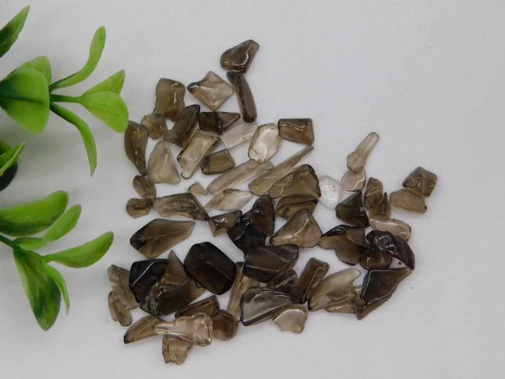 Smoky Quartz Tumbled Crystal Lot - 4