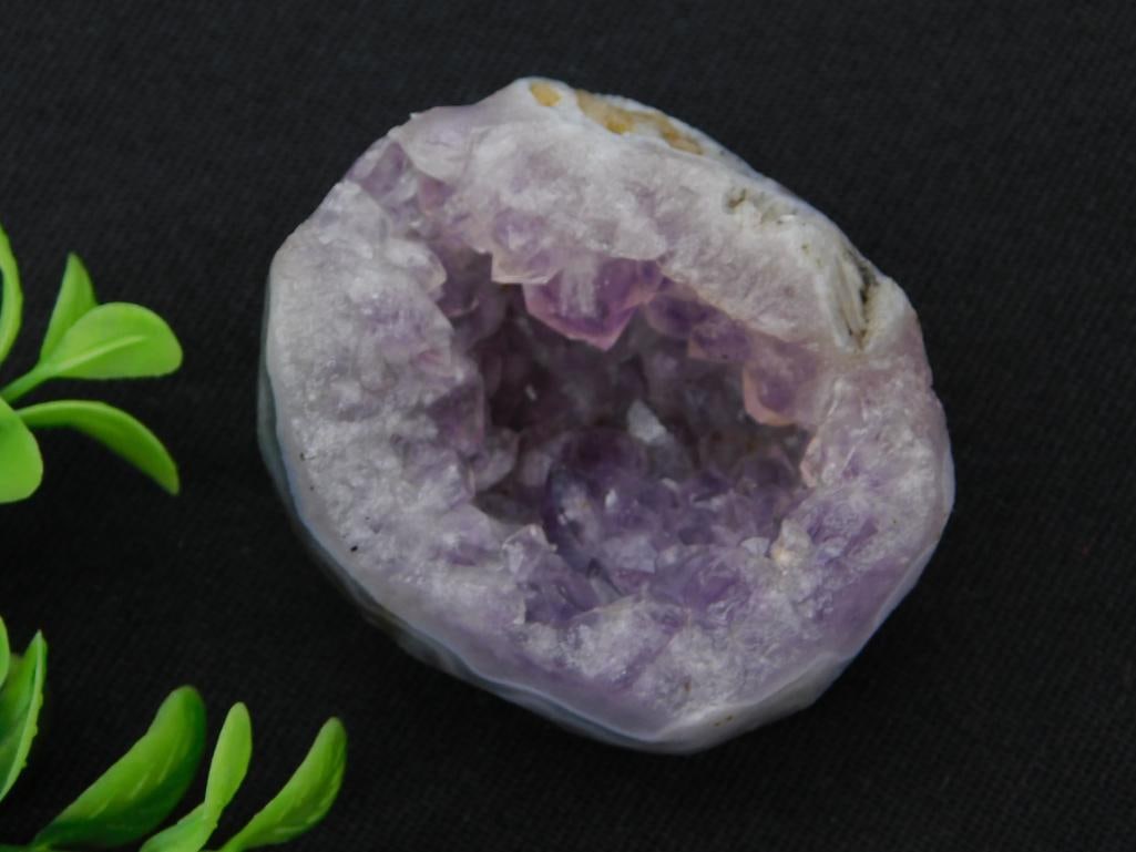 Rock and Mineral - Amethyst Geode Half with Purple Crystal Cavity (1 of 2)