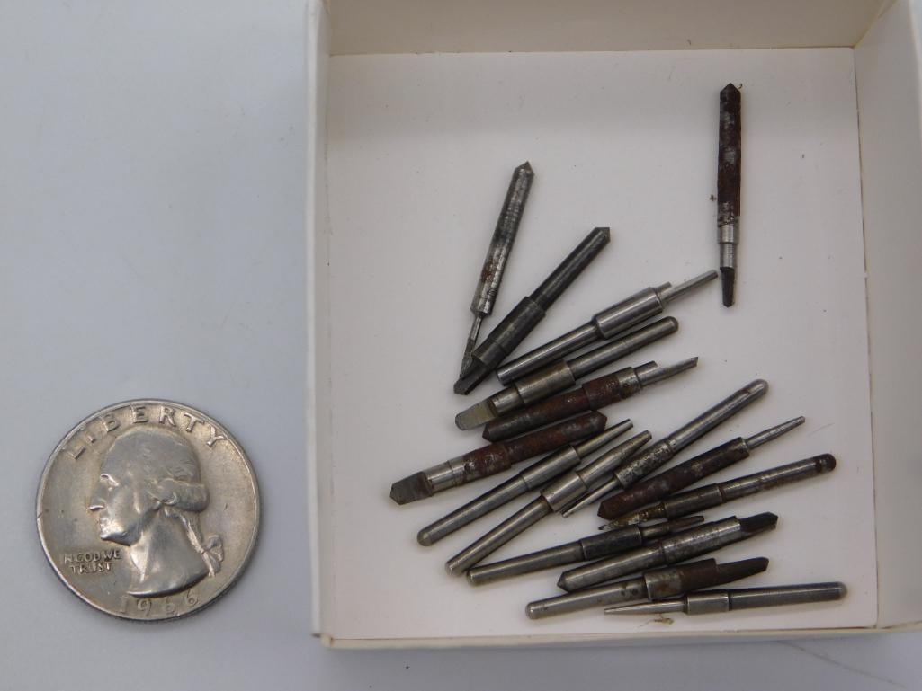 Watchmaker Tool Bit Set - Assorted Gravers and Points - 2