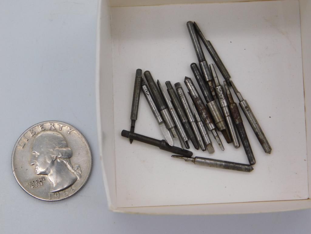 Watchmaker Tool Bit Set - Triangular Arranged Points - 4