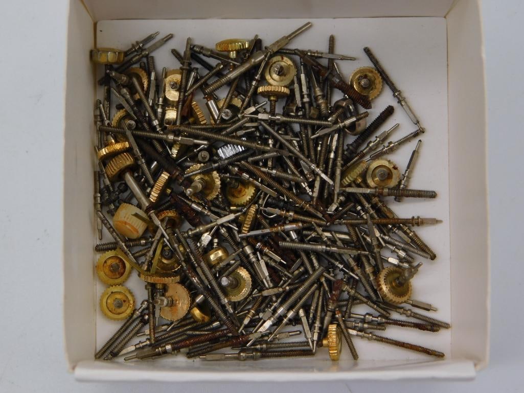 Antique Watchmaker Bulk Gear and Screw Parts Lot (1 of 4)