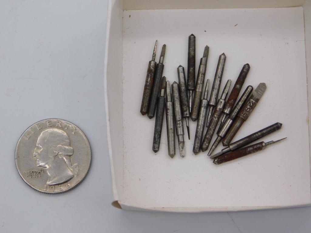 Watchmaker Tool Bit Set - Boxed Point Assortment - 4