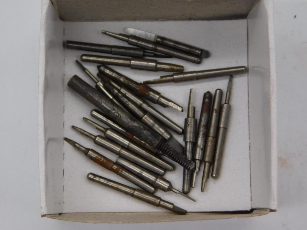 Watchmaker Tool Bit Set - Assorted Steel Blades and Points - 3