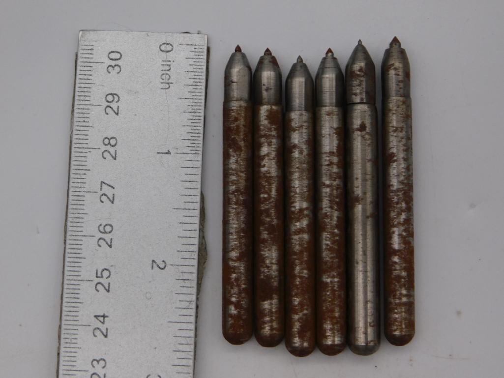 Watchmaker Staking Punch Set, Six Piece with Ruler - 2