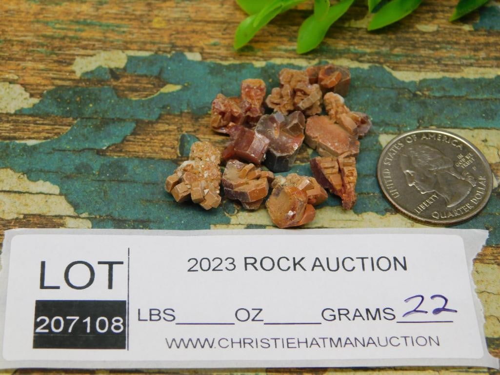 GEM VANADINITE ROCK STONE LAPIDARY SPECIMEN - 3