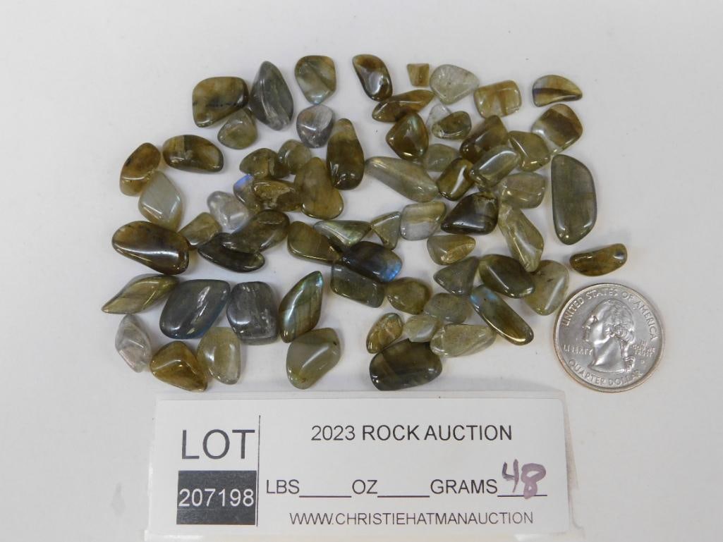 LABRADORITE ROCK STONE LAPIDARY SPECIMEN - 3