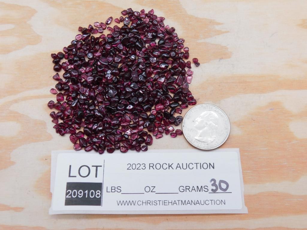 GARNET ROCK STONE LAPIDARY SPECIMEN - 2