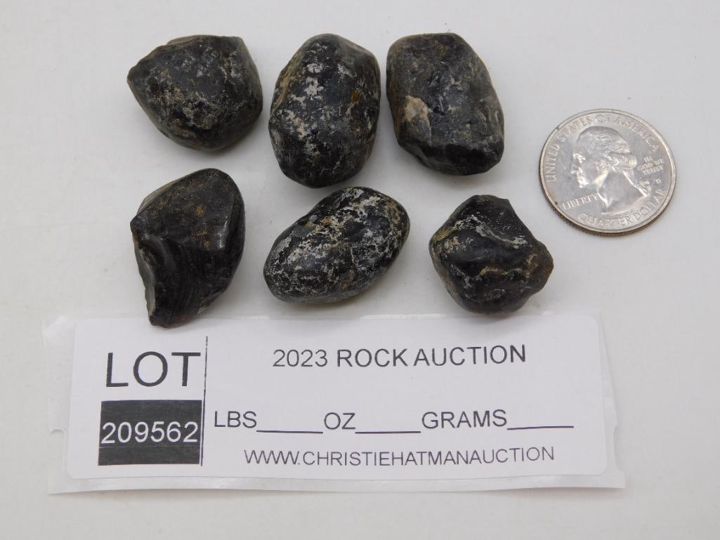APACHE TEARS ROCK STONE LAPIDARY SPECIMEN - 3