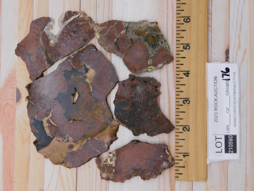 SLABS ROCK STONE LAPIDARY SPECIMEN - 2