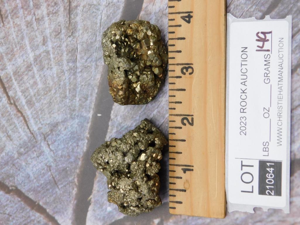PYRITE ROCK STONE LAPIDARY SPECIMEN - 2