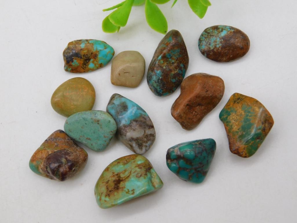 NATURAL TURQUOISE ROCK STONE LAPIDARY SPECIMEN (1 of 2)