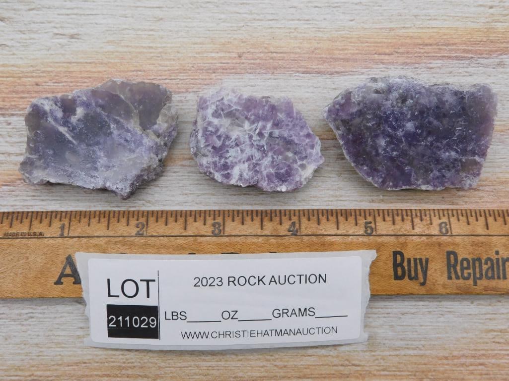LEPIDOLITE ROCK STONE LAPIDARY SPECIMEN - 2