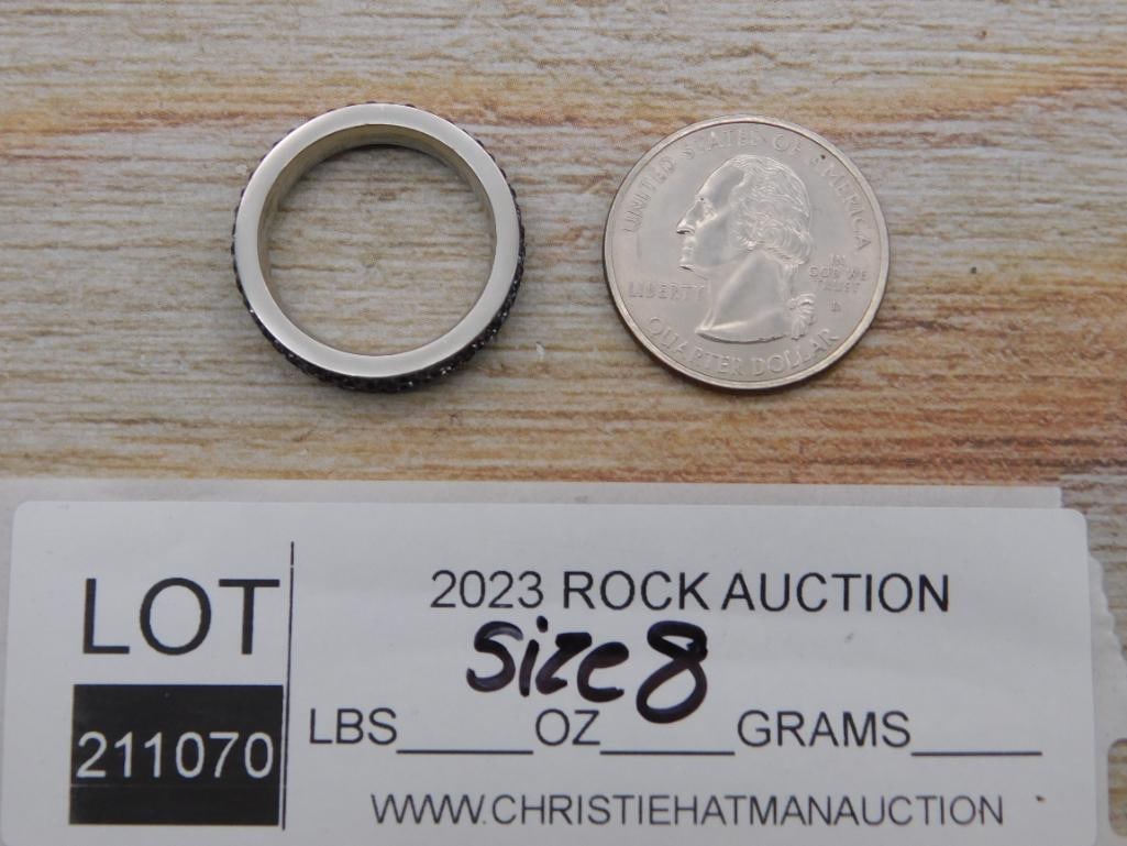 STONE RING ROCK STONE LAPIDARY SPECIMEN - 2