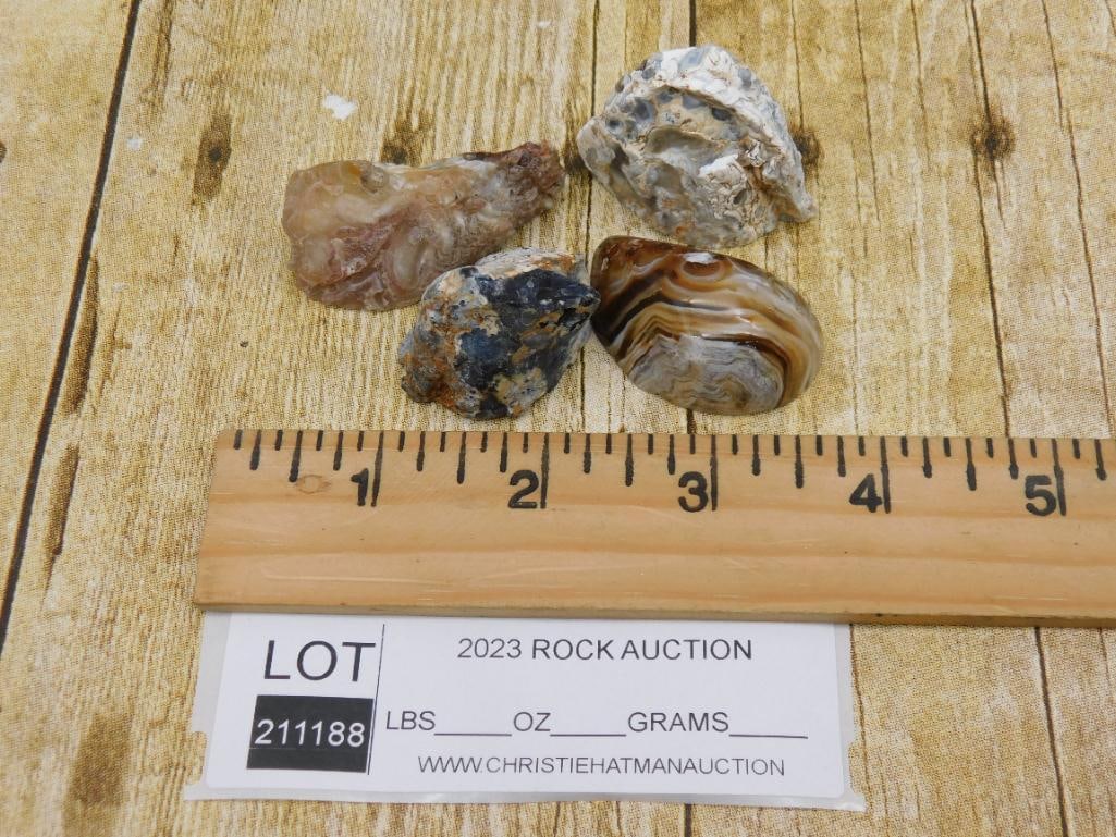 OCO GEODES ROCK STONE LAPIDARY SPECIMEN - 2