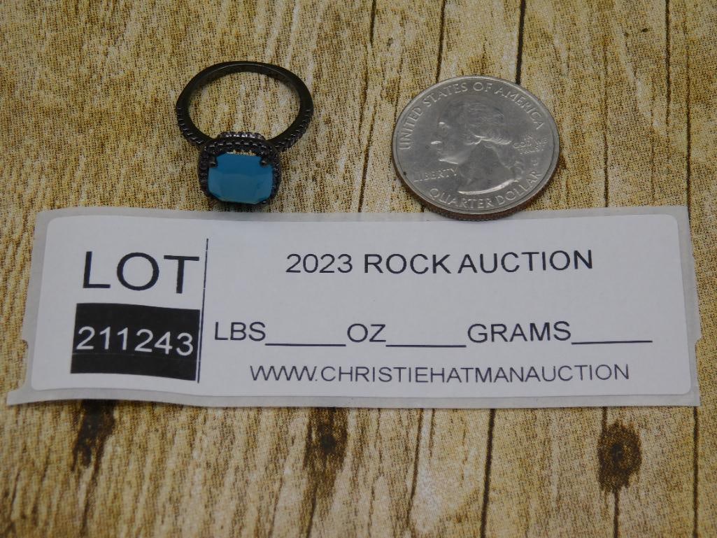 STONE RING ROCK STONE LAPIDARY SPECIMEN - 2