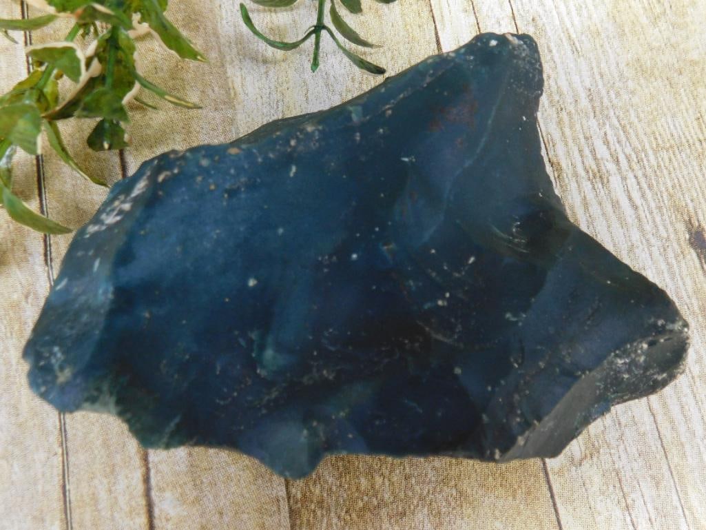 BLOODSTONE ROCK STONE LAPIDARY SPECIMEN: Discover an extraordinary collection of natural wonders and estate treasures in Hatman's Auctions' Treasures of the Earth Online Auction! Browse turquoise, agate, jasper, petrified wood, quartz