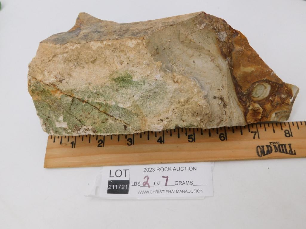 JASPER ROCK STONE LAPIDARY SPECIMEN - 2