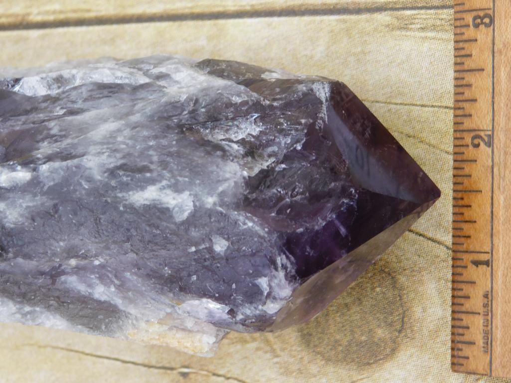 AMETHYST SCEPTER ROCK STONE LAPIDARY SPECIMEN - 3