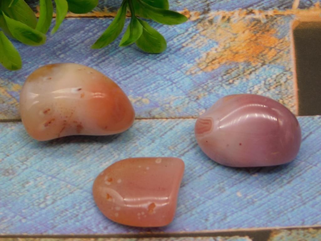 PEACH BOTSWANA AGATE ROCK STONE LAPIDARY SPECIMEN: Discover an extraordinary collection of natural wonders and estate treasures in Hatman's Auctions' Treasures of the Earth Online Auction! Browse turquoise, agate, jasper, petrified wood, quartz