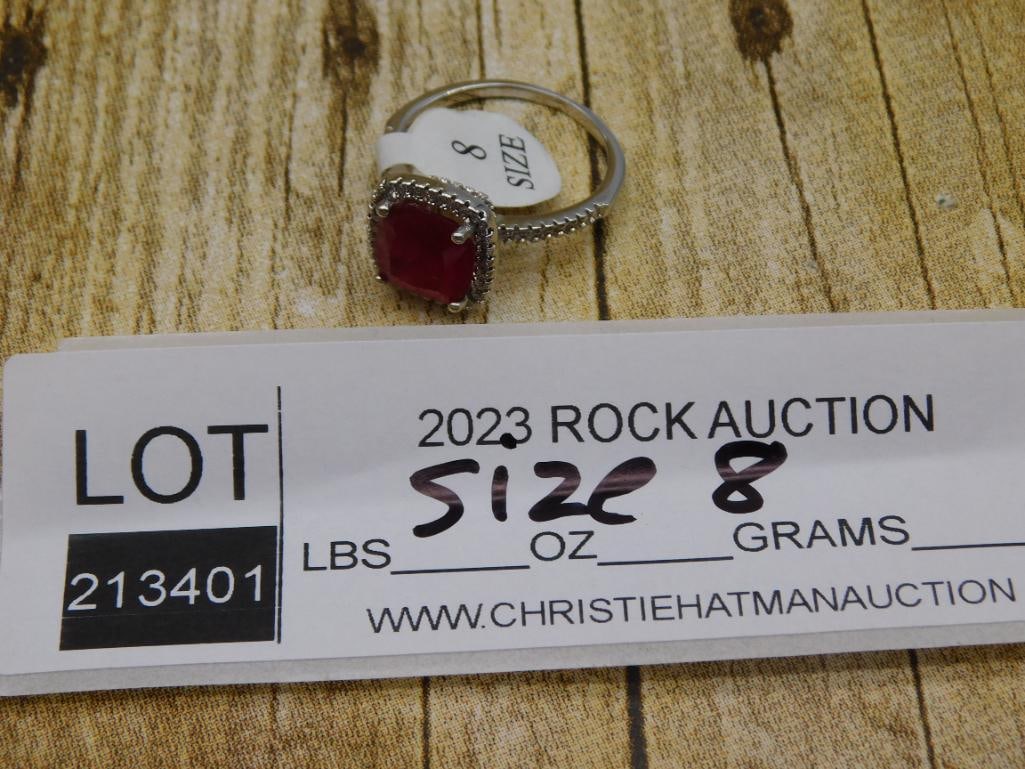 STONE RING ROCK STONE LAPIDARY SPECIMEN - 2