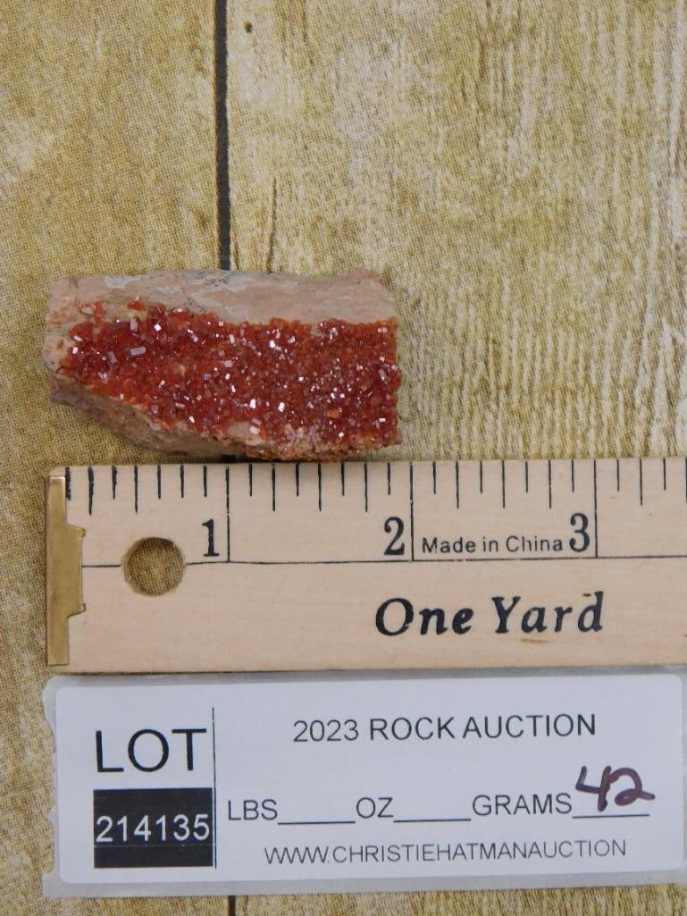 VANADINITE ROCK STONE LAPIDARY SPECIMEN - 3
