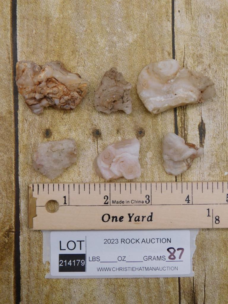 FIRE AGATE ROCK STONE LAPIDARY SPECIMEN - 3