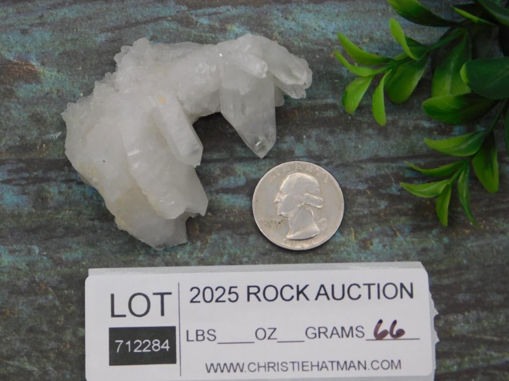 QUARTZ CLUSTER ROCK STONE LAPIDARY SPECIMEN - 2