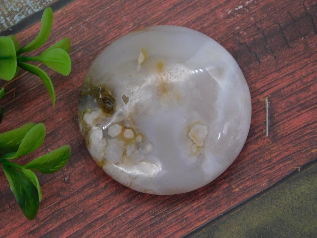 FLOWER PETAL AGATE ROCK STONE LAPIDARY SPECIMEN (1 of 2)