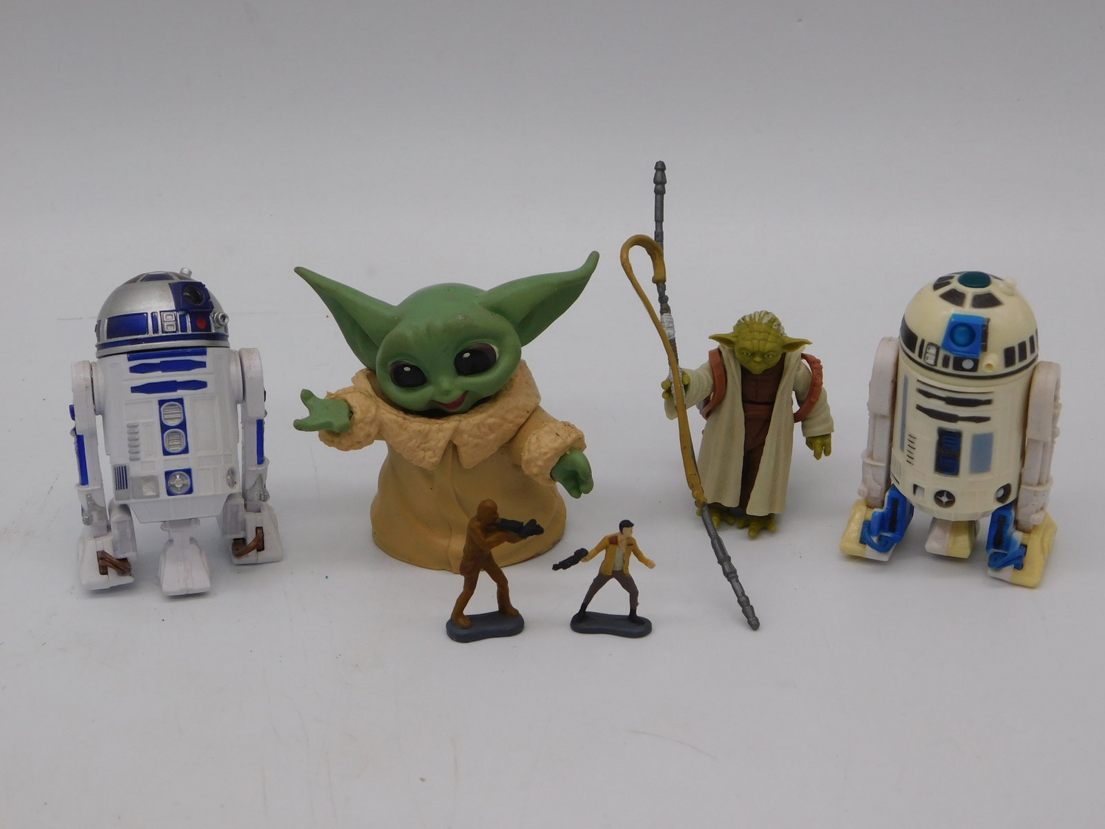 Figurine — Star Wars Mixed Lot 6 Pieces Grogu R2-D2 Yoda Action Figures (1 of 2)