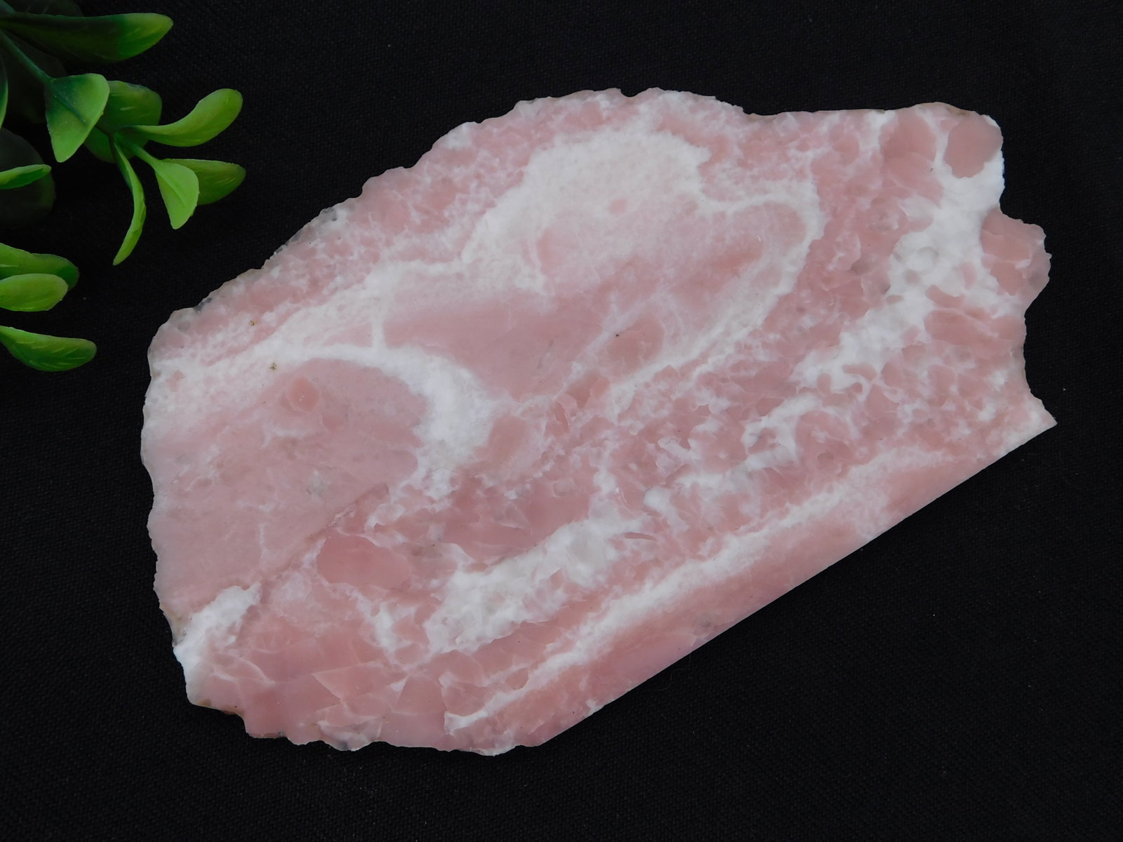 Mineral — Rose Quartz Polished Slab Natural Pink Stone Specimen: Mineral — Rose Quartz Polished Slab Natural Pink Stone Specimen