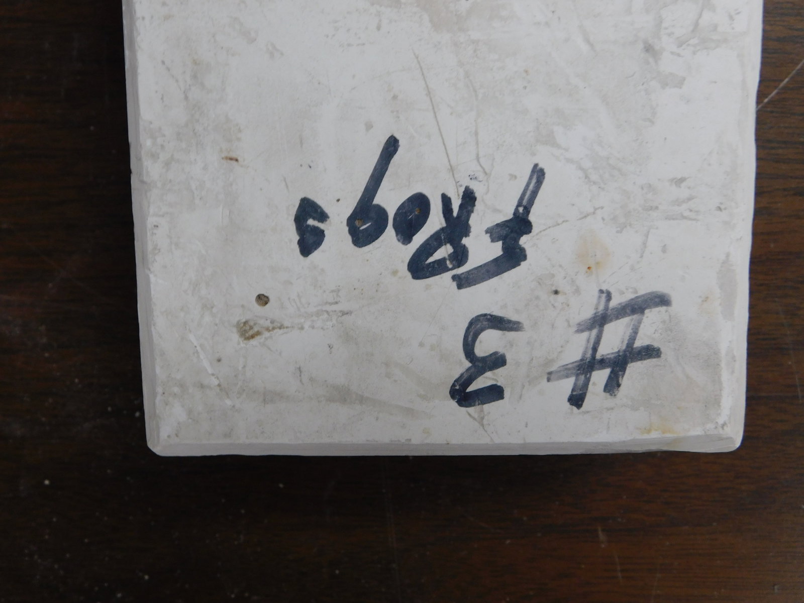 Antique — Plaster Ceramic Casting Mold Set Frogs No 3 Double Frog Design - 2