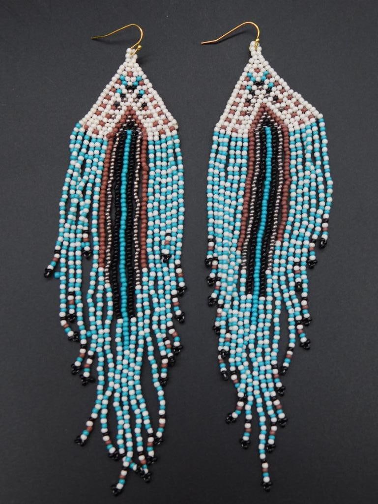 SEED BEAD EARRINGS: SEED BEAD EARRINGS