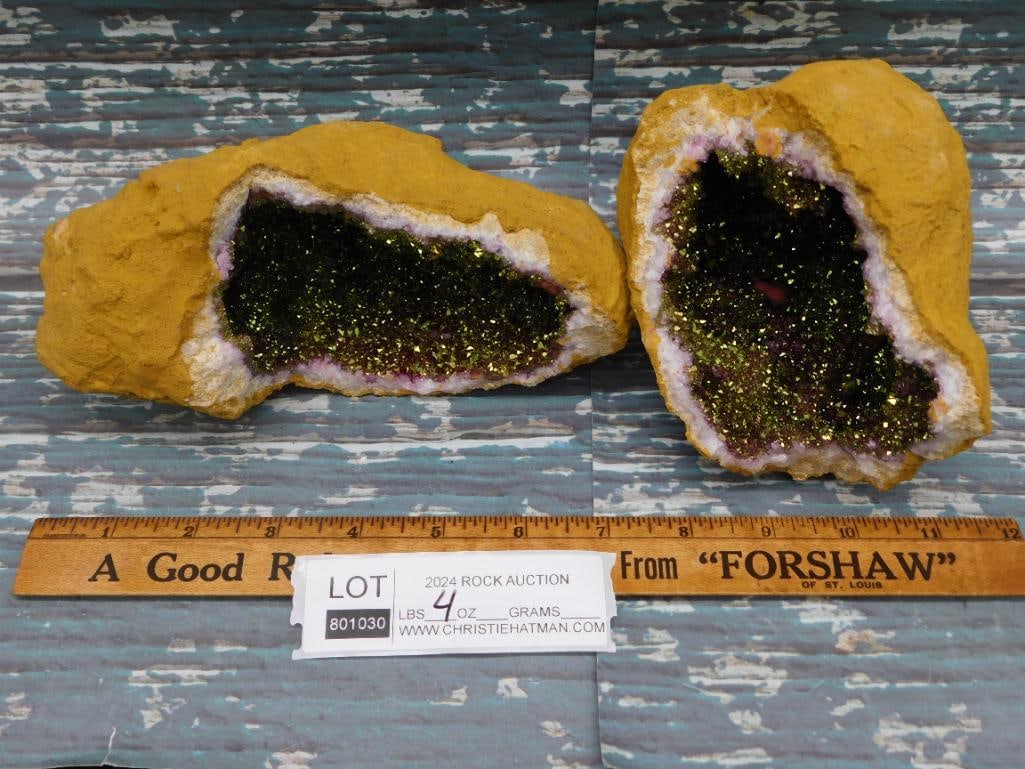 4 POUND GEODE ROCK STONE LAPIDARY SPECIMEN - 2