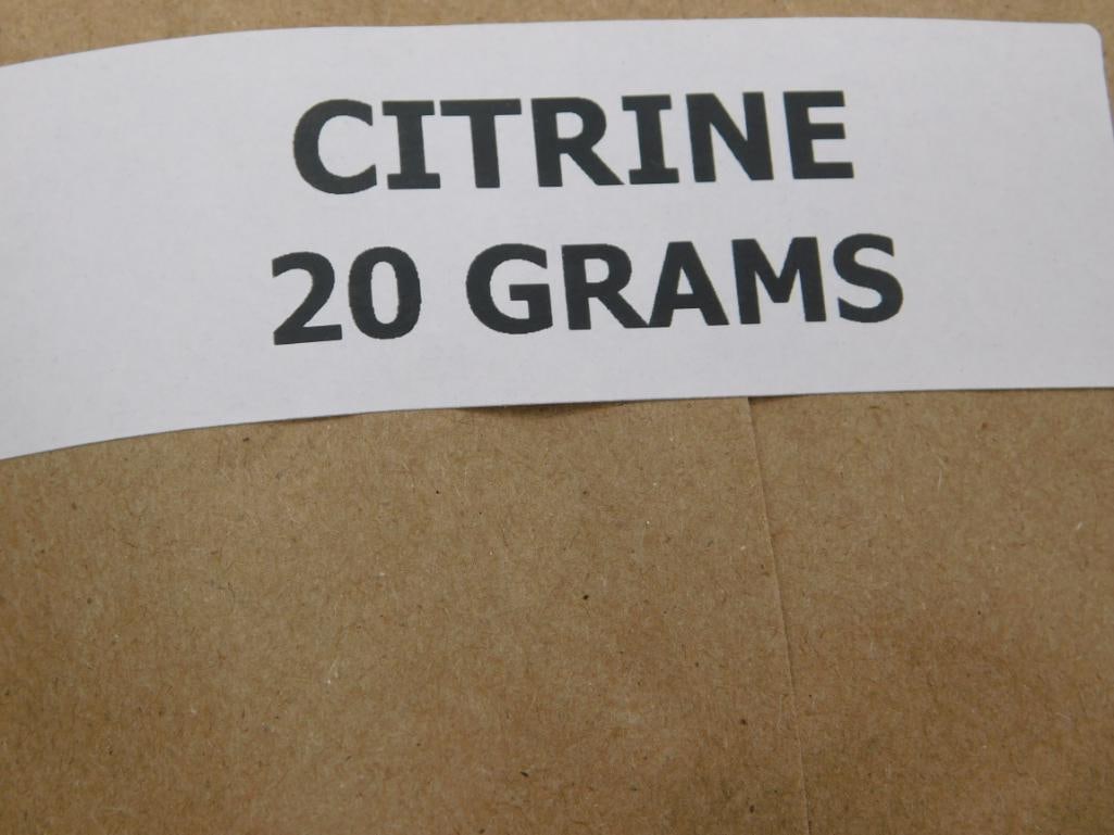 Natural Citrine Crystal Chips, 20 Grams - 2