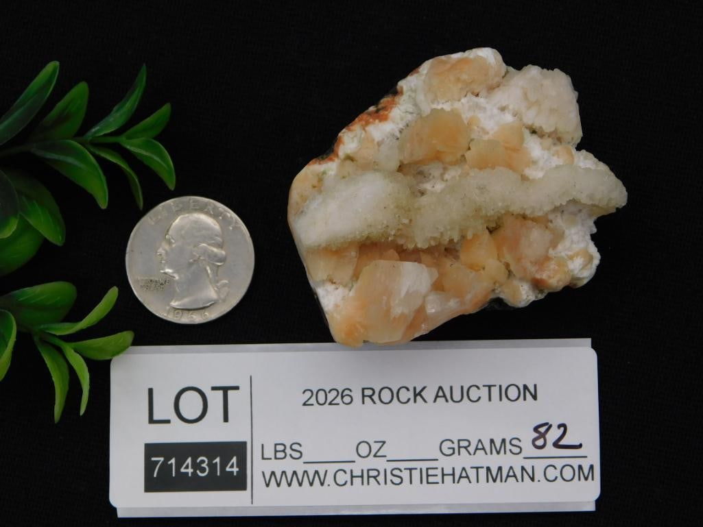 Natural Calcite Crystal Cluster Specimen - 2