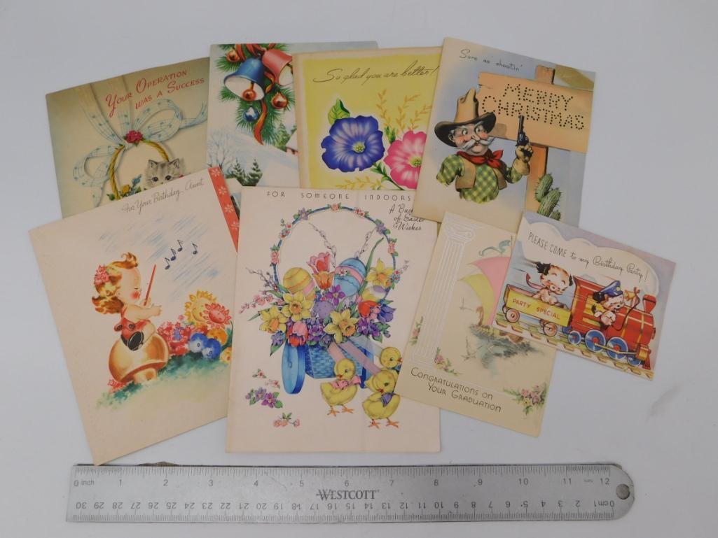 Vintage Greeting Card Assortment - 2