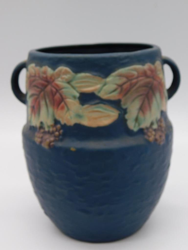 Roseville-Style Art Pottery Vase RECENT: Roseville-Style Art Pottery Vase RECENT