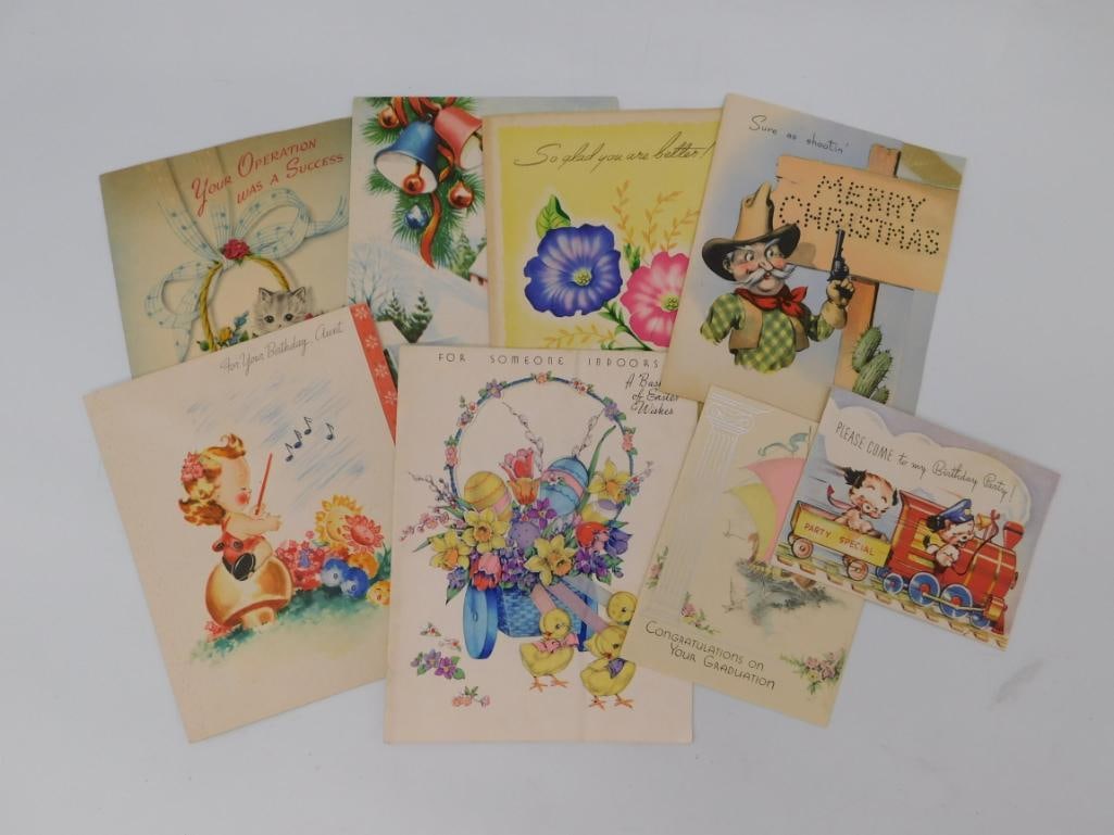 Vintage Greeting Card Assortment: Vintage Greeting Card Assortment